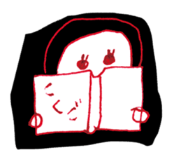 with heart cute girl006 sticker #15555863