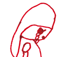 with heart cute girl006 sticker #15555866