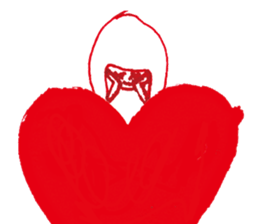 with heart cute girl006 sticker #15555867