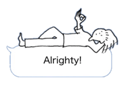 Hello from balloon (English version) sticker #15556098