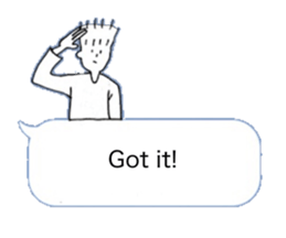 Hello from balloon (English version) sticker #15556099