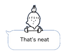 Hello from balloon (English version) sticker #15556100