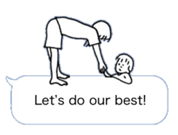 Hello from balloon (English version) sticker #15556105