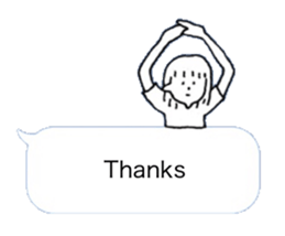 Hello from balloon (English version) sticker #15556110