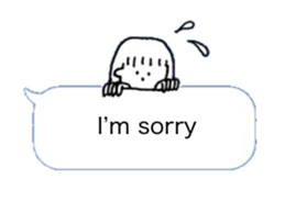 Hello from balloon (English version) sticker #15556111