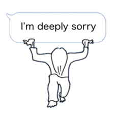 Hello from balloon (English version) sticker #15556112