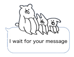 Hello from balloon (English version) sticker #15556118