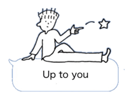 Hello from balloon (English version) sticker #15556121