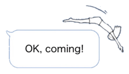 Hello from balloon (English version) sticker #15556124