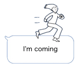 Hello from balloon (English version) sticker #15556125