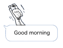 Hello from balloon (English version) sticker #15556130