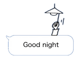 Hello from balloon (English version) sticker #15556131