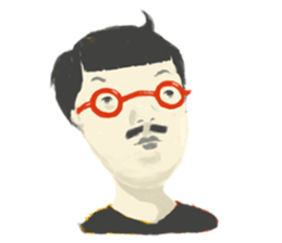 POKER-FACED Sticker sticker #15556437