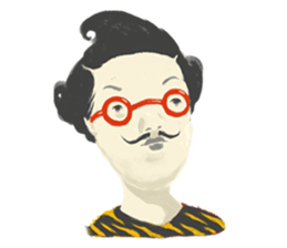 POKER-FACED Sticker sticker #15556459