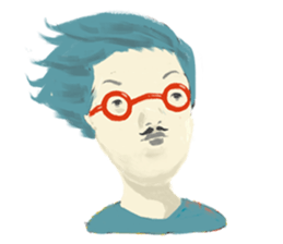 POKER-FACED Sticker sticker #15556461