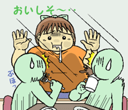 yumi is on a diet 2 sticker #15556660