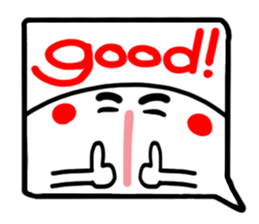 Reaction of the pretty character10. sticker #15557275