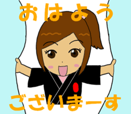 Tenrikyo Isamu and Mamori sticker #15557986