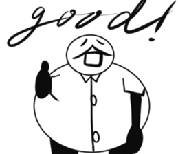 Tanimaru uncle as a scientis sticker #15558567