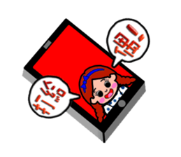 so cute boy&girl's happy life 1 sticker #15558733