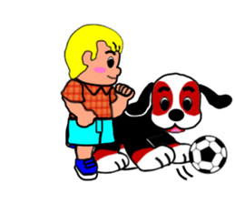 so cute boy&girl's happy life 1 sticker #15558742