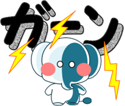 Sticker with a smile-3 sticker #15558981