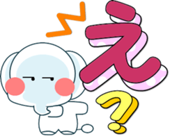 Sticker with a smile-3 sticker #15558984