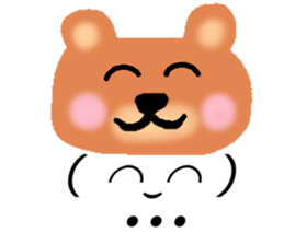 Emoticons with Bear 2 sticker #15560375