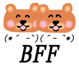 Emoticons with Bear 2 sticker #15560377