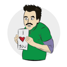 Cool Absurd Men sticker #15560474