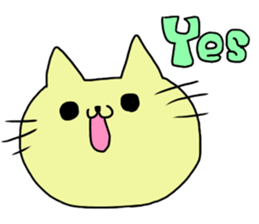 It's a cat!! sticker #15562349