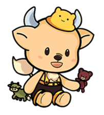 Cow Bear sticker #15563309