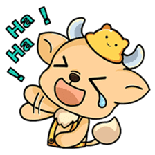 Cow Bear sticker #15563311