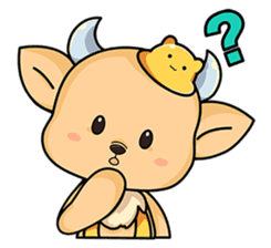 Cow Bear sticker #15563315