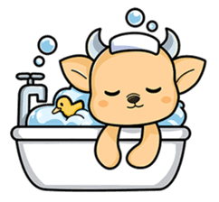 Cow Bear sticker #15563316