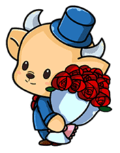 Cow Bear sticker #15563318