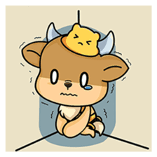 Cow Bear sticker #15563328