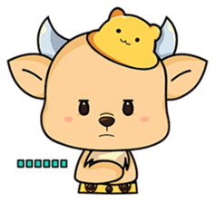 Cow Bear sticker #15563335