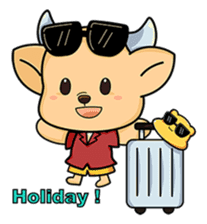 Cow Bear sticker #15563336