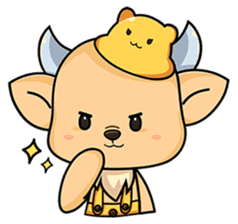 Cow Bear sticker #15563338