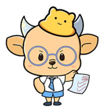 Cow Bear sticker #15563343