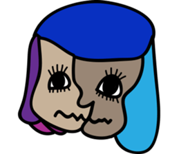 Conjoined twins sticker #15563467