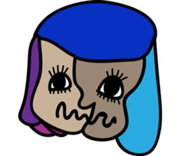 Conjoined twins sticker #15563468