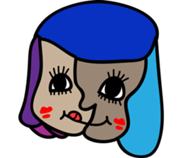 Conjoined twins sticker #15563471