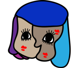 Conjoined twins sticker #15563472