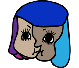 Conjoined twins sticker #15563475