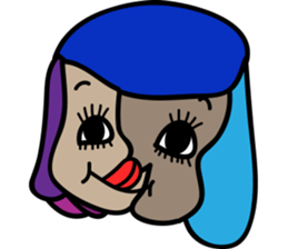 Conjoined twins sticker #15563482