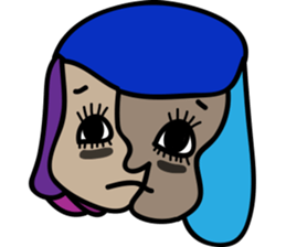 Conjoined twins sticker #15563489