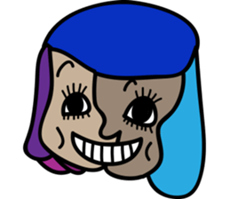 Conjoined twins sticker #15563491