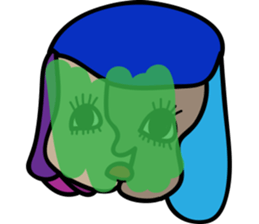 Conjoined twins sticker #15563495